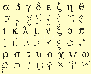 ast greek letters